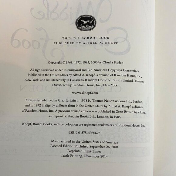 The New Book Of Middle Eastern Food By Claudia Roden Hardcover 2014 - Picture 4 of 14